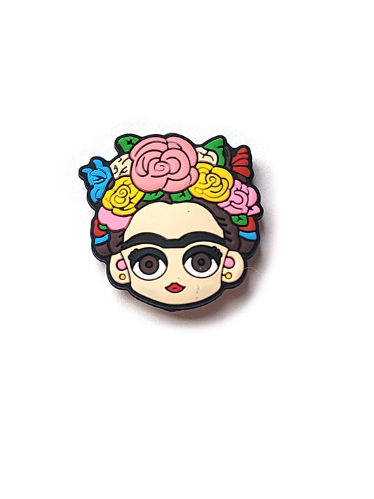 frida kahlo silicone focal beads