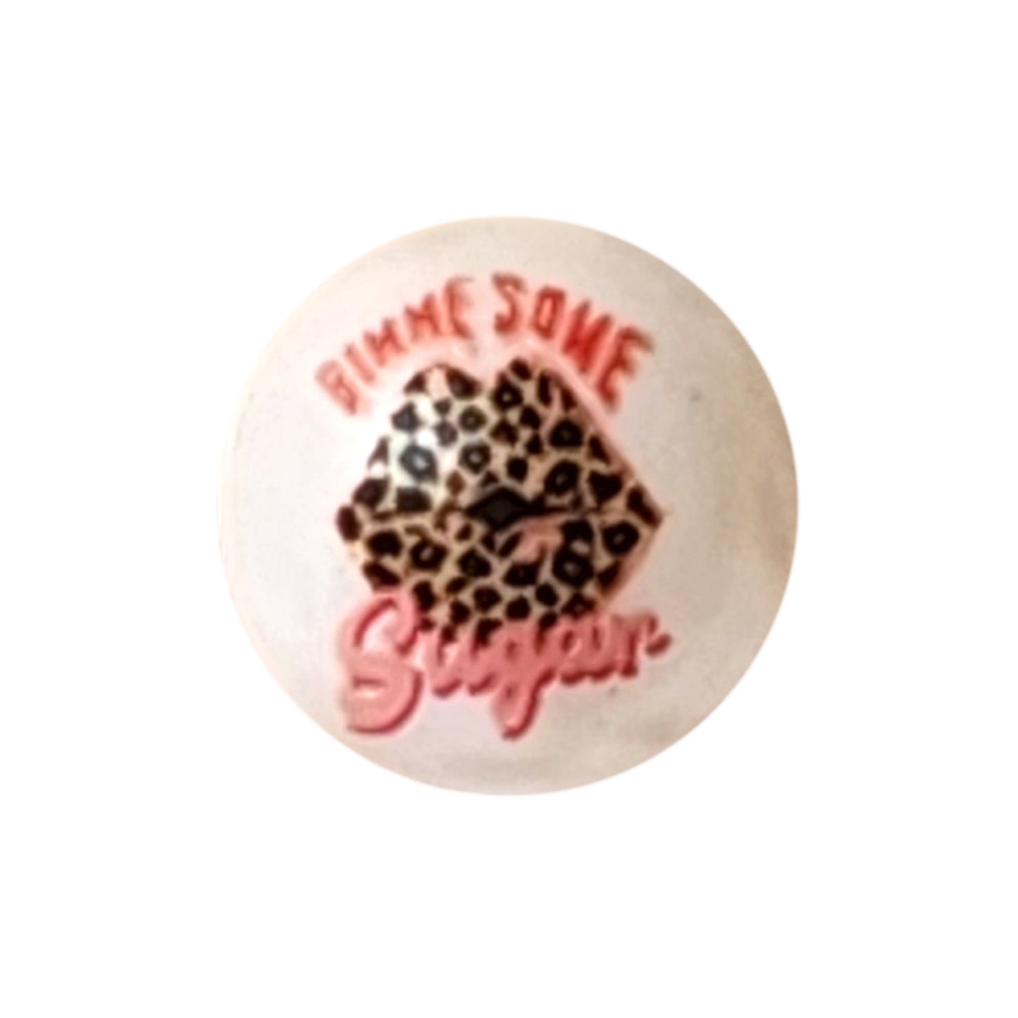 gimme some sugar 20mm printed bubblegum beads