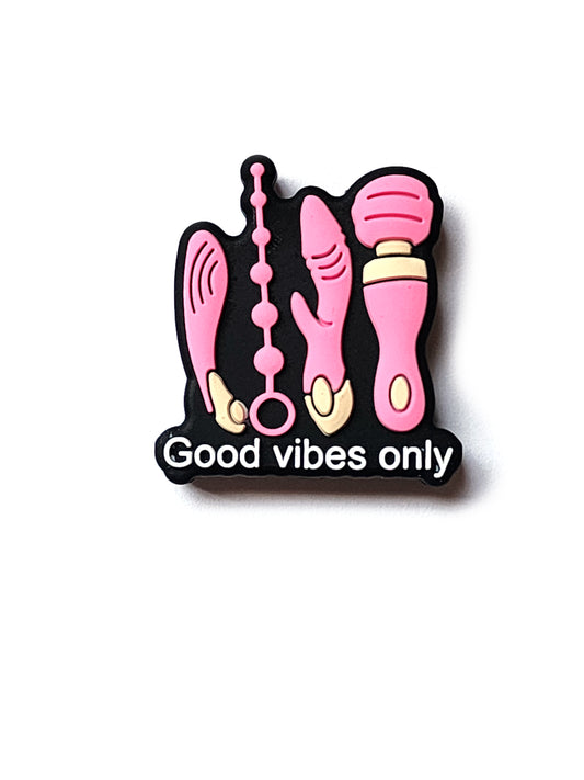 good vibes only silicone focal beads