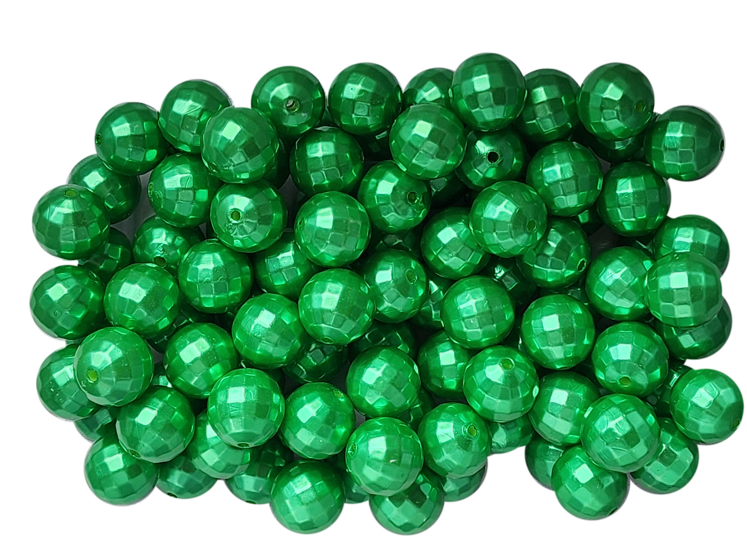 green pearl disco 20mm wholesale bubblegum beads