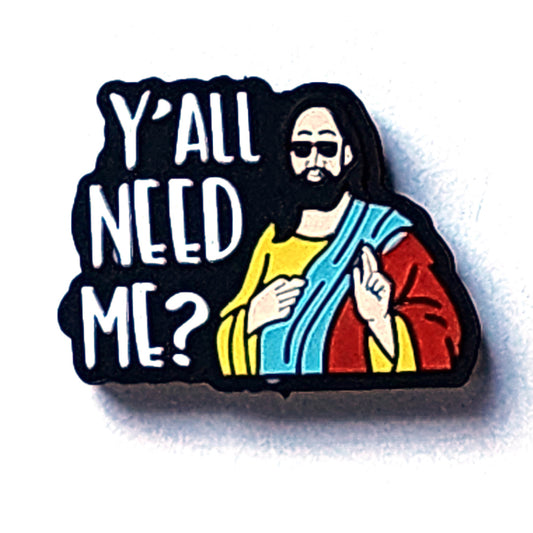 y'all need me jesus silicone focal beads