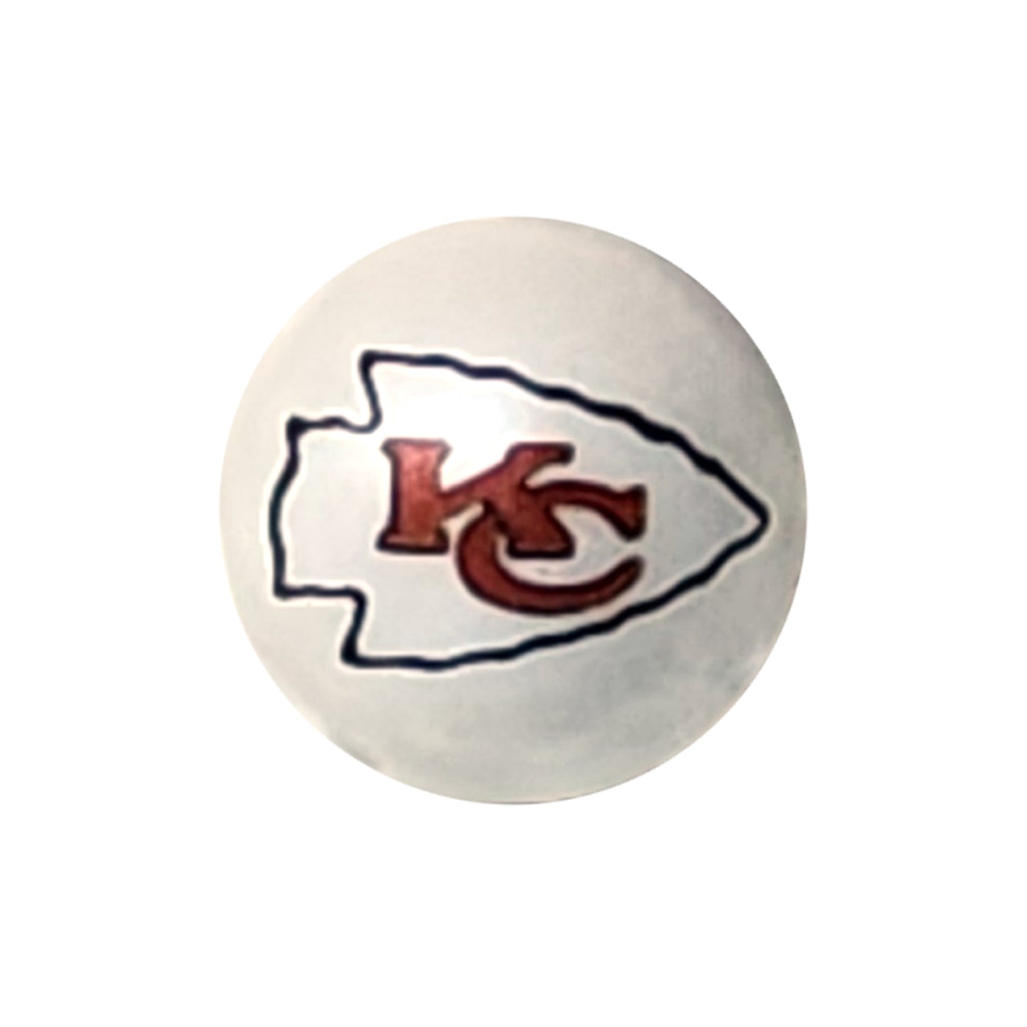 kansas city chiefs 20mm nfl team logo custom printed bubblegum beads