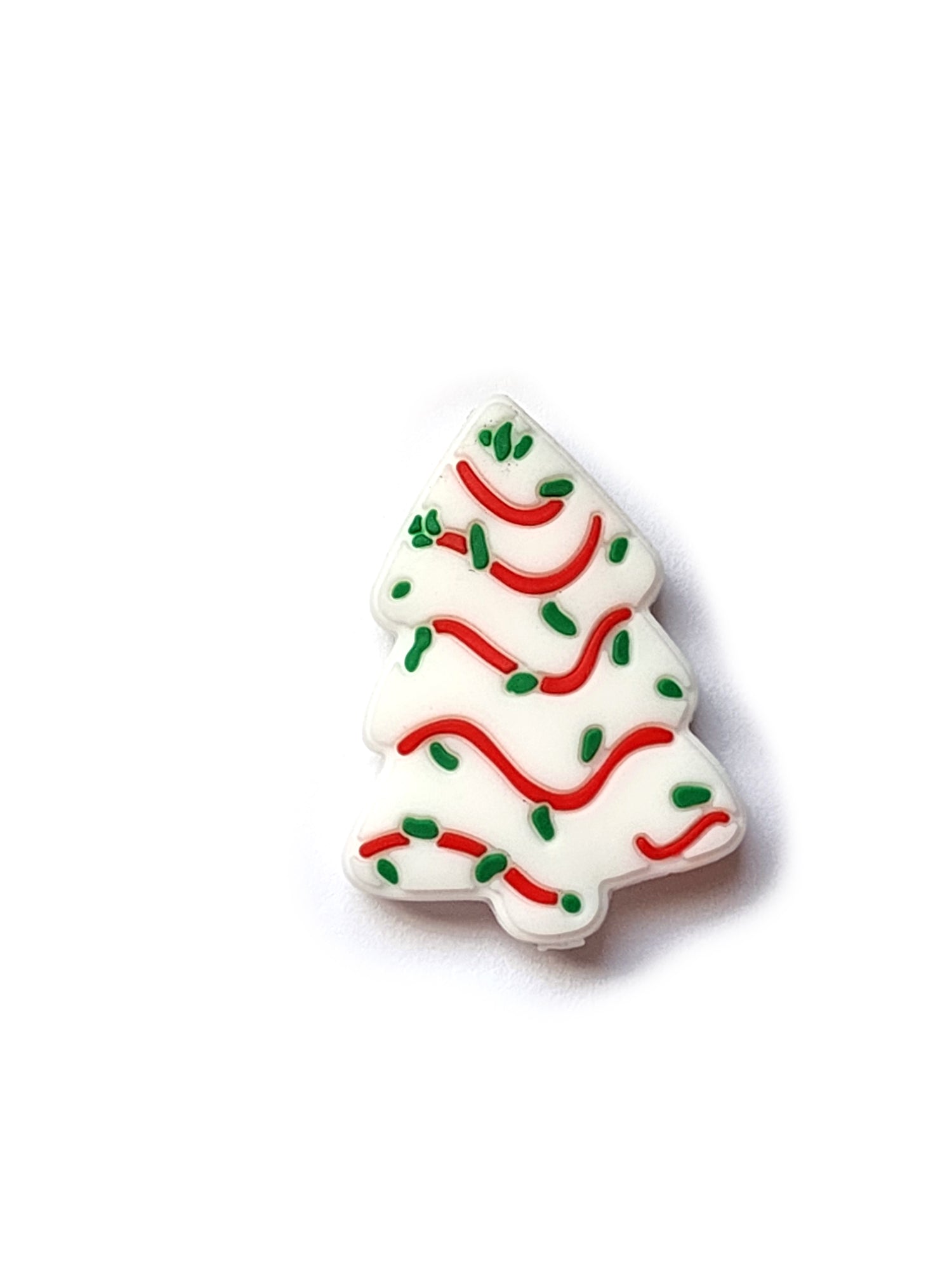 lil debbie christmas tree cake silicone focal beads