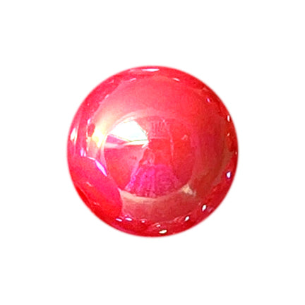 neon hot pink AB 20mm wholesale bubblegum beads