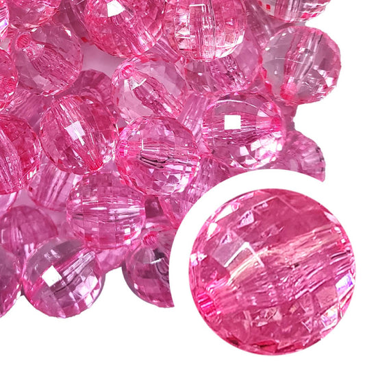 pink disco 20mm wholesale bubblegum beads