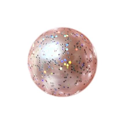 pink pearl glitter 20mm bubblegum beads