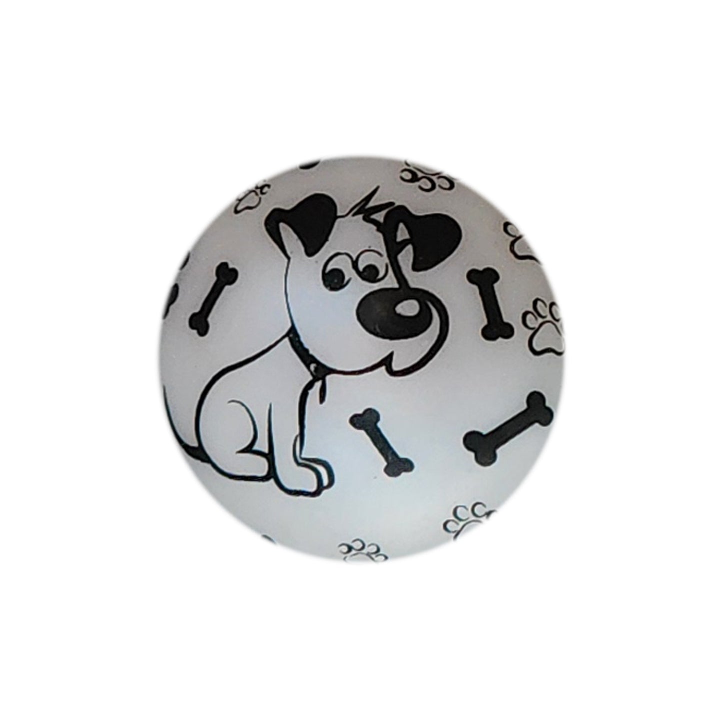 puppy love print 20mm printed bubblegum beads