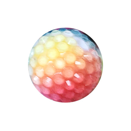 rainbow sherbert rhinestone 20mm wholesale bubblegum beads