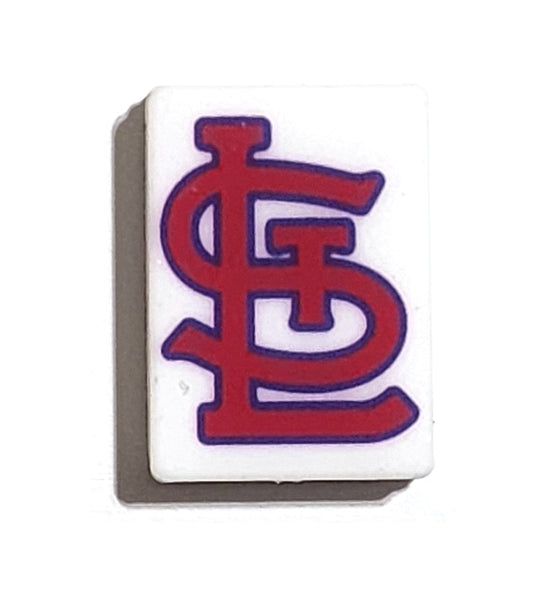 st louis cardinals custom printed silicone focal beads