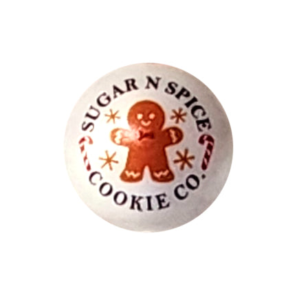 sugar 'n spice cookie co large print 20mm printed bubblegum beads