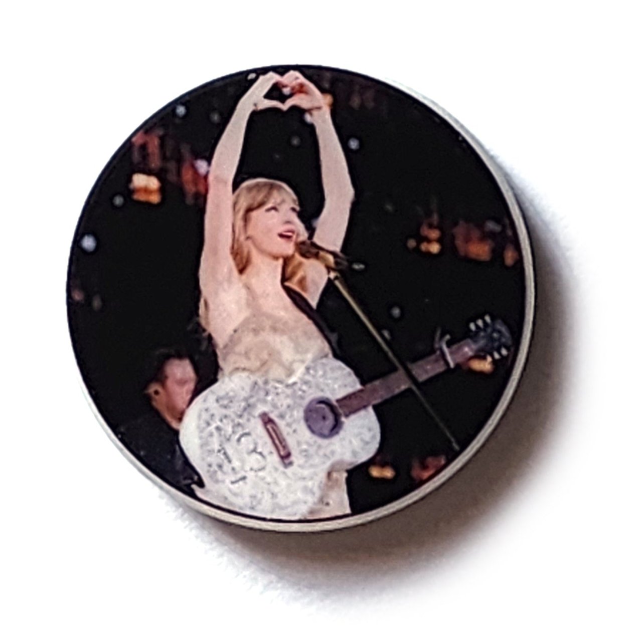 taylor lover guitar custom printed silicone focal beads