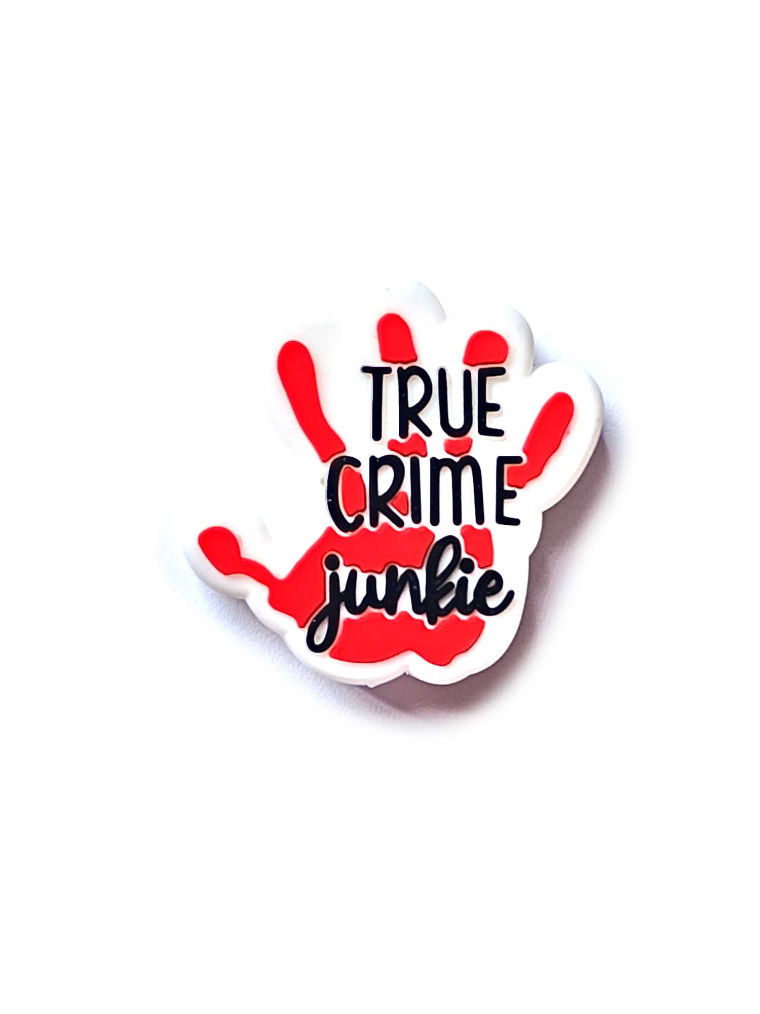 true crime junkie silicone focal beads