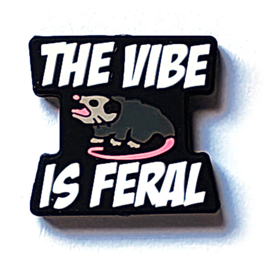 the vibe is feral silicone focal beads