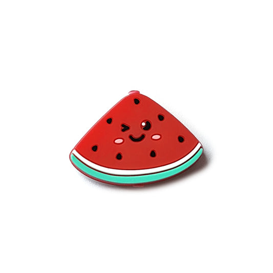 watermelon slice silicone focal beads