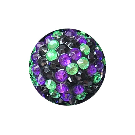 witches brew rhinestone 20mm bubblegum beads