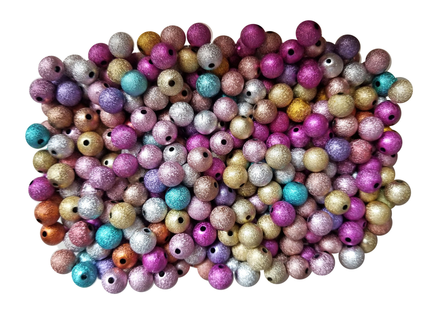 12mm rainbow wrinkle 12mm bubblegum beads