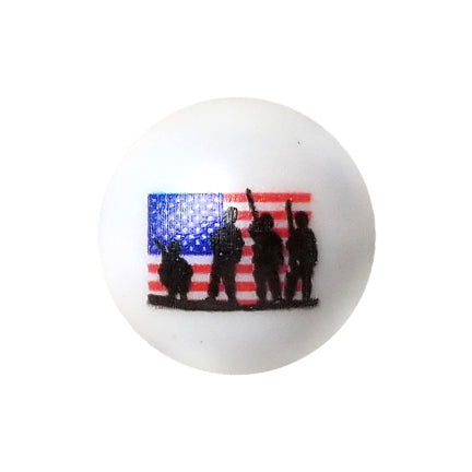 american soldiers army 20mm printed bubblegum beads