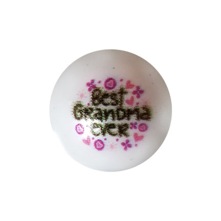 best grandma ever custom printed 20mm bubblegum beads