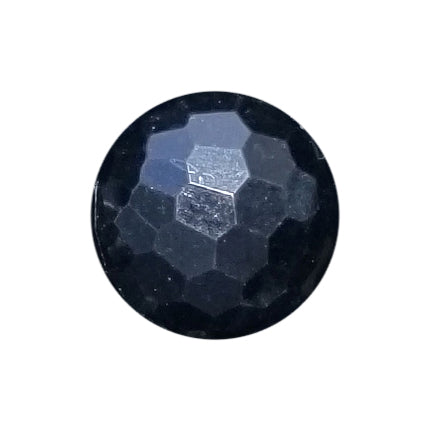 black opaque disco 20mm bubblegum beads