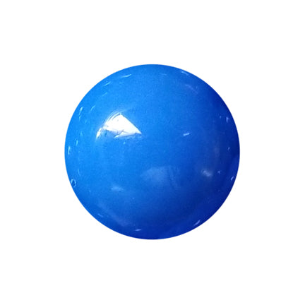 bright blue plain 20mm bubblegum beads