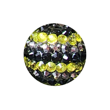 bumblebee rhinestone 20mm bubblegum beads