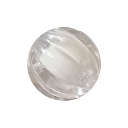 clear pumpkin 20mm bubblegum beads