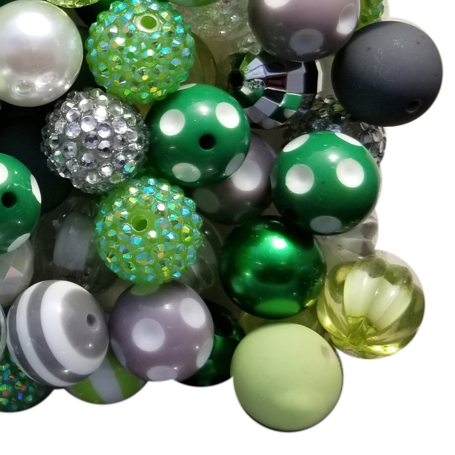 clover fields mixed 20mm bubblegum beads