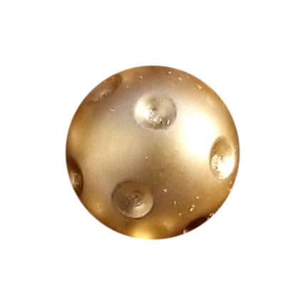 gold dots 20mm bubblegum beads