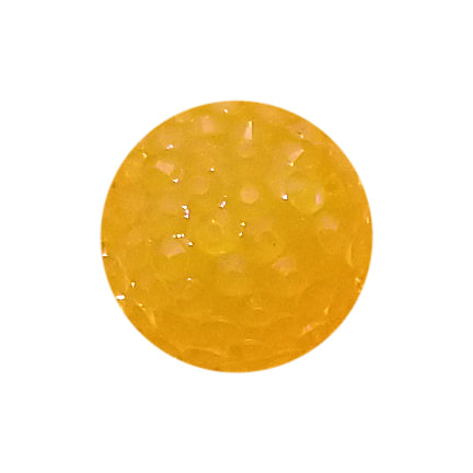 golden yellow jelly rhinestone 20mm bubblegum beads