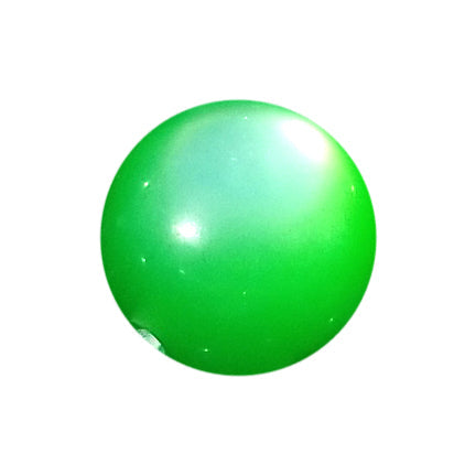 green moon glow 20mm bubblegum beads