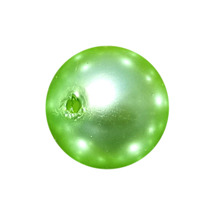 green pearl 20mm bubblegum beads