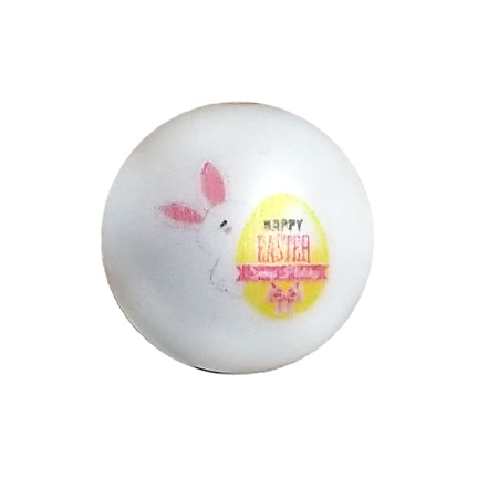 happy easter egg 20mm printed bubblegum beads