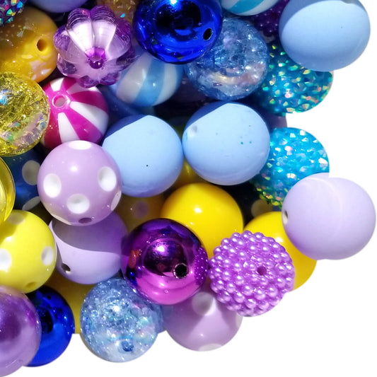 harvest moon mixed 20mm bubblegum beads