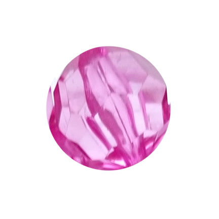 hot pink faceted 20mm bubblegum beads