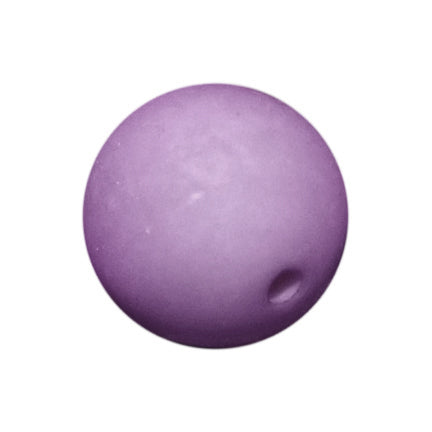purple matte 20mm bubblegum beads