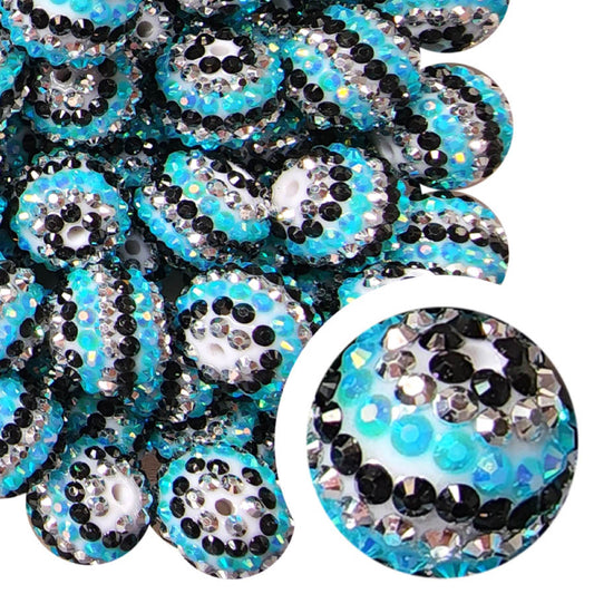 luxury rhinestone 20mm wholesale bubblegum beads