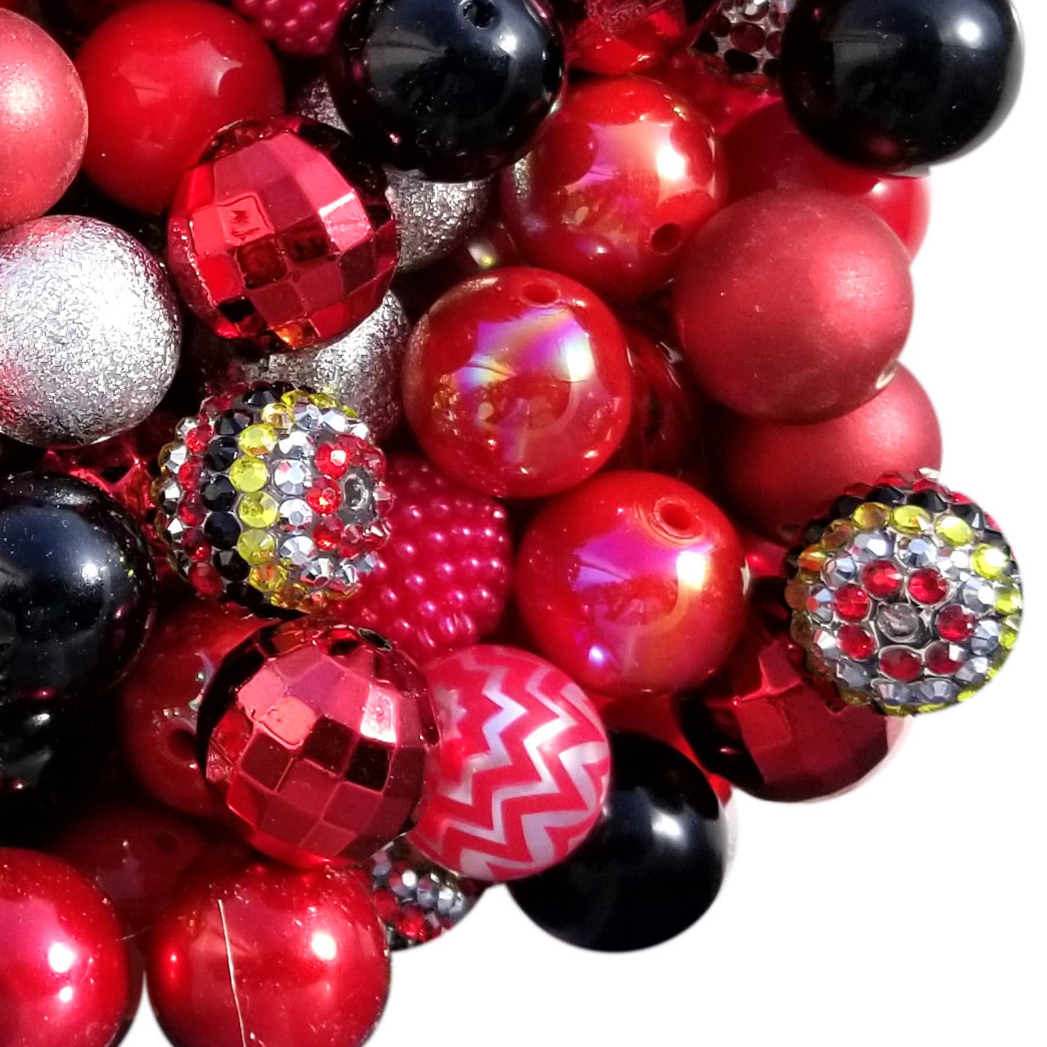 mickey mouse mixed 20mm bubblegum beads