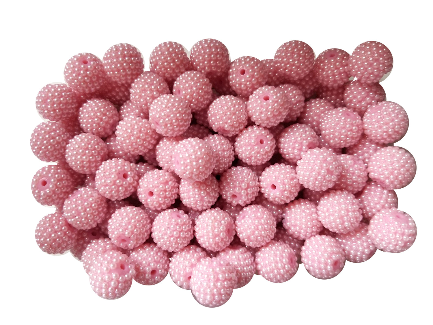 pink berry 20mm bubblegum beads