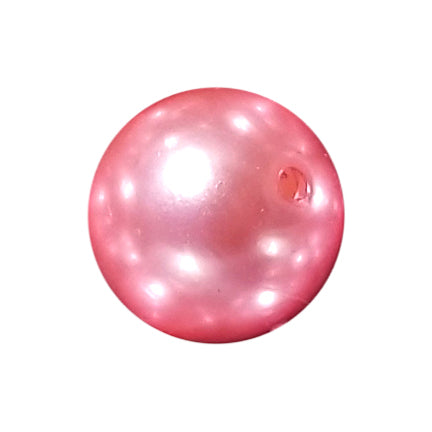 pink pearl 20mm bubblegum beads
