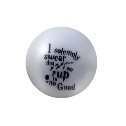 solemnly swear spell 20mm printed bubblegum beads