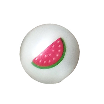 watermelon slice 20mm printed bubblegum beads