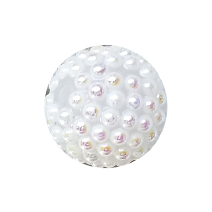 white berry 20mm bubblegum beads