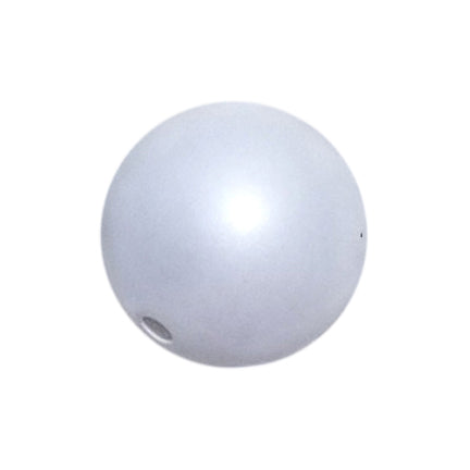 white matte pearl 20mm bubblegum beads