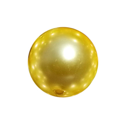 yellow pearl 20mm bubblegum beads